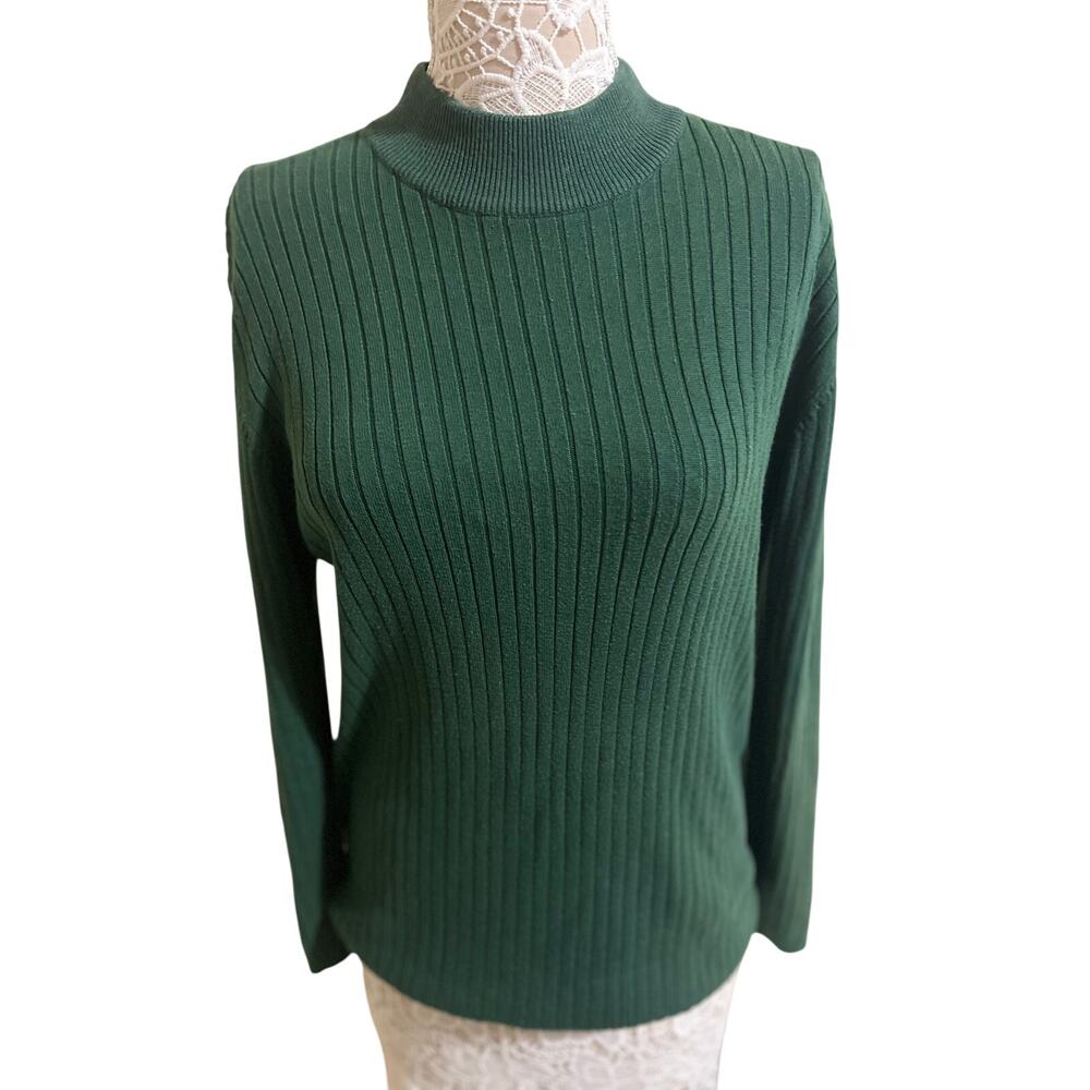 J.Jill Vintage Dark Green Cozy Sweater Women’s Size Large